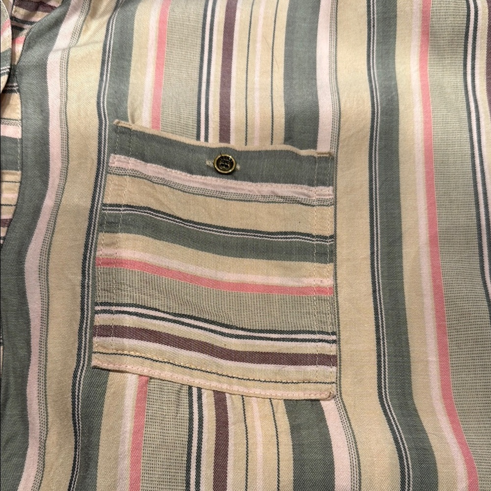 Westbound Multicolor Striped Button Down Shirt - image 4